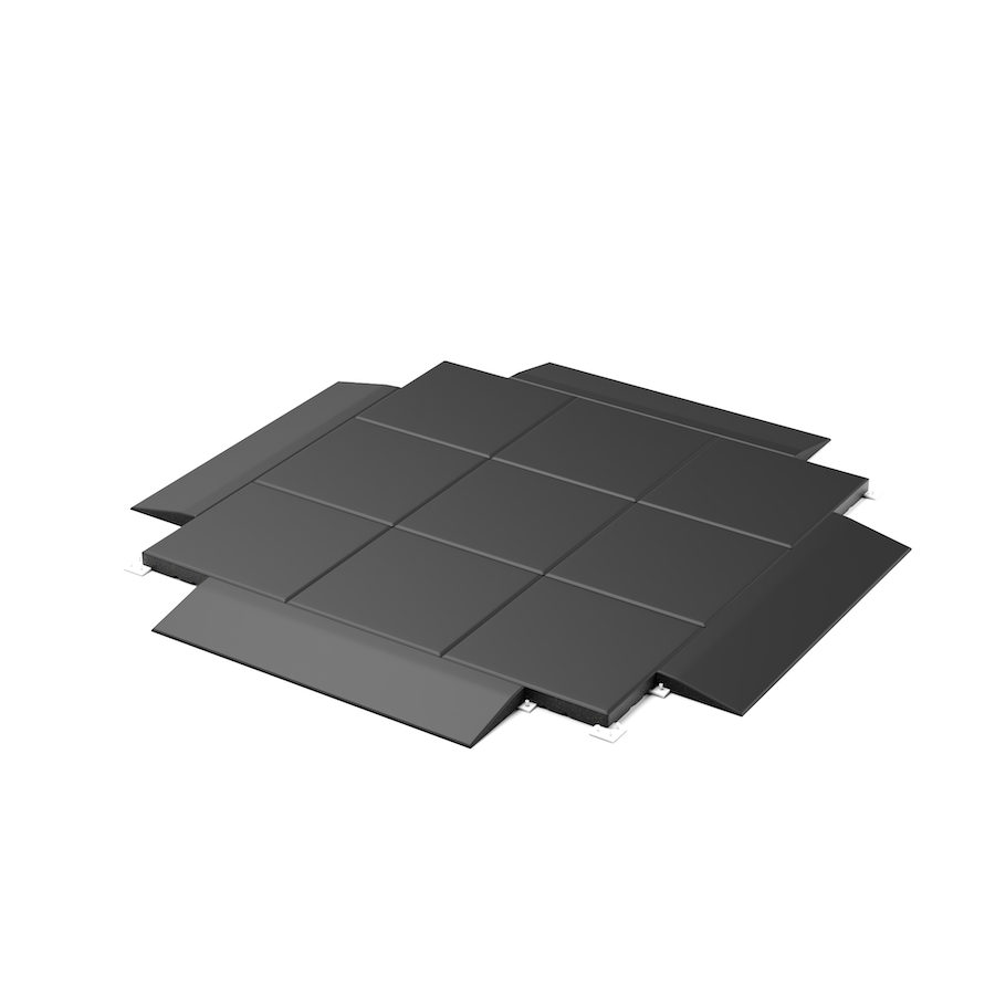 SHOCK-TILE Flooring Tile - 1m2 - Industrial Athletic